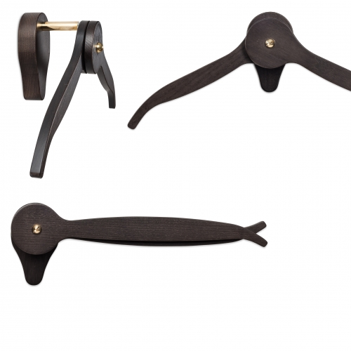 Casanova Black 2 wall hangers 1 trouser hanger